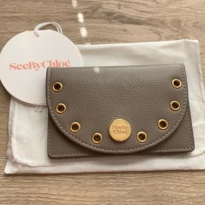 See by Chloe Kriss Leather Card Wallet